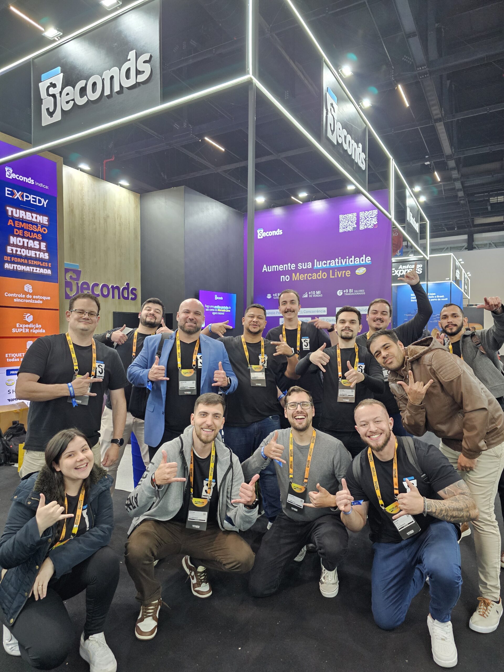 Foto da equipe da Seconds